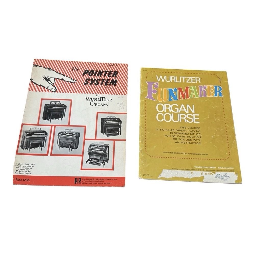Wurlitzer 127 Home Entertainment Organ Course 8 Book Lot with Sheet Music - Picture 2 of 10
